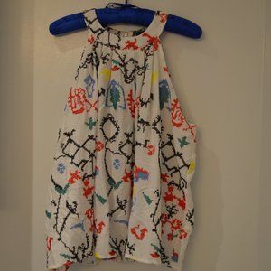 NWT ROMEO & JULIET COUTURE Embroidered Top, L